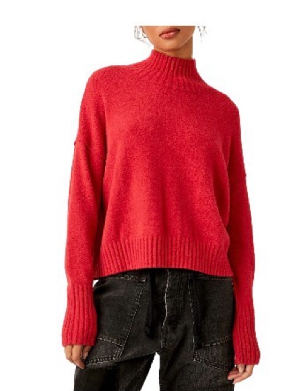 Free people Vancouvor mock neck sweater
